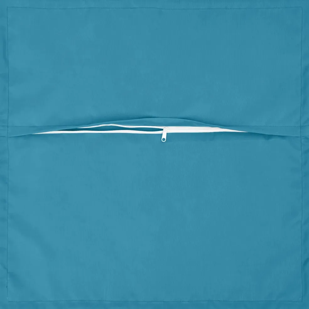 vidaXL Kussensloop 2 st HOUTEN Lichtblauw 30 x 30 cm Polyester