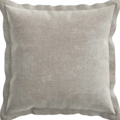 vidaXL Kussensloop 6 st HOUTEN Lichtgrijs 30 x 30 cm Chenille Stof