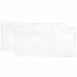 vidaXL Kussens 2 st 80x40x14 cm traagschuim