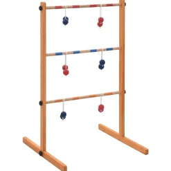 vidaXL Laddergolf hout