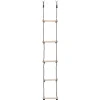 vidaXL Ladder met 5 sporten 210 cm massief grenenhout