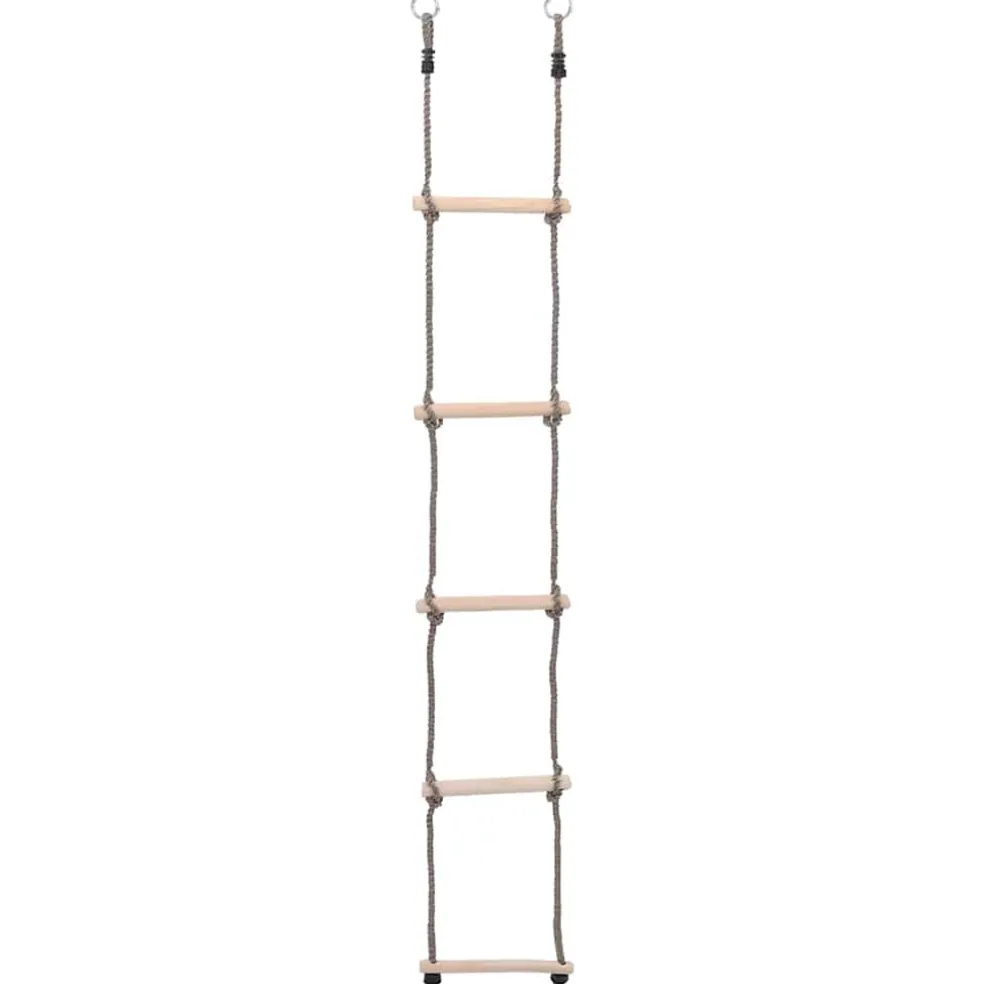 vidaXL Ladder met 5 sporten 210 cm massief grenenhout