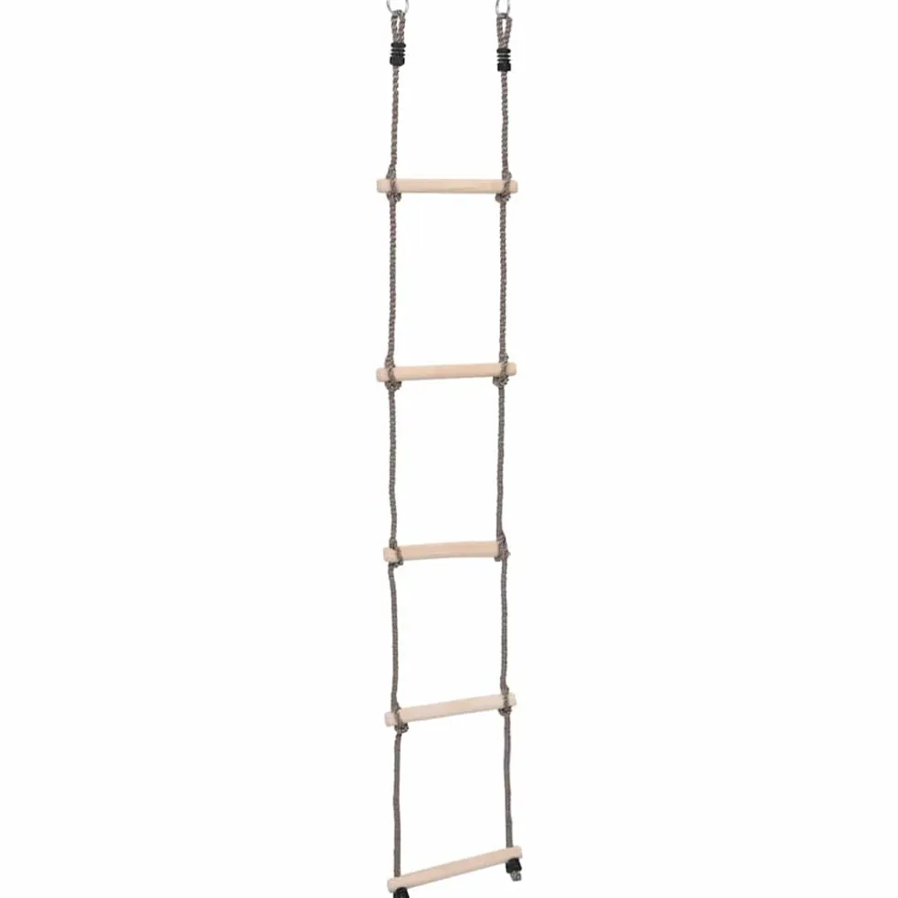 vidaXL Ladder met 5 sporten 210 cm massief grenenhout