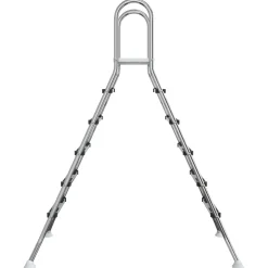 vidaXL Ladder voor bovengronds zwembad 224 x 175 cm 5-traps