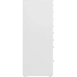 vidaXL Ladeblok verrijdbaar 28x41x109 cm metaal grijs