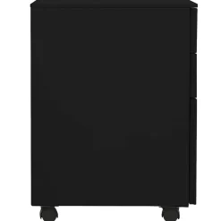 vidaXL Ladeblok verrijdbaar 39x45x60 cm staal zwart