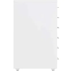 vidaXL Ladeblok verrijdbaar 39x45x67 cm staal antracietkleurig