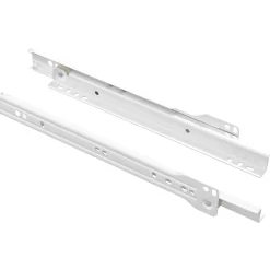 vidaXL Ladegeleider 2 st Wit 250 mm Staal