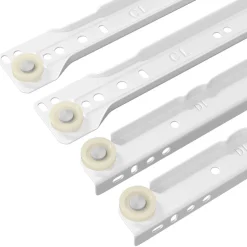 vidaXL Ladegeleider 2 st Wit 250 mm Staal