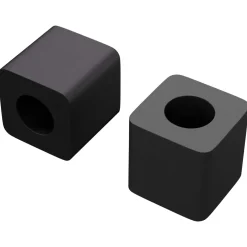 vidaXL Ladehouder 2 st Zwart 15 x 15 x 15mm PP Copolymeer