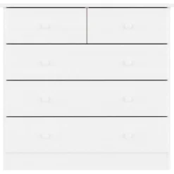 vidaXL Ladekast ALTA 77x35x73 cm massief grenenhout wit
