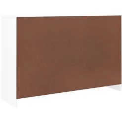 vidaXL Ladekast ALTA 112x35x73 cm massief grenenhout wit