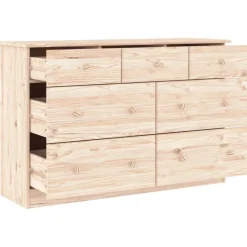 vidaXL Ladekast ALTA 112x35x73 cm massief grenenhout