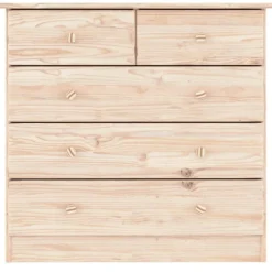 vidaXL Ladekast ALTA 77x35x73 cm massief grenenhout