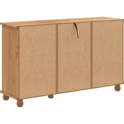 vidaXL Ladekast ASKIM Bruin 79 x 40 x 133,5 cm Massief grenenhout