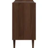vidaXL Ladekast BILBAO Donkerkaramel 90 x 45 x 89 cm