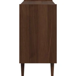 vidaXL Ladekast BILBAO Donkerkaramel 90 x 45 x 89 cm