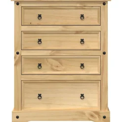 vidaXL Ladekast Corona 92x48x114 cm massief grenenhout