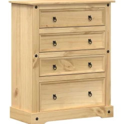 vidaXL Ladekast Corona 92x48x114 cm massief grenenhout