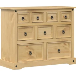 vidaXL Ladekast Corona 101x45x82 cm massief grenenhout