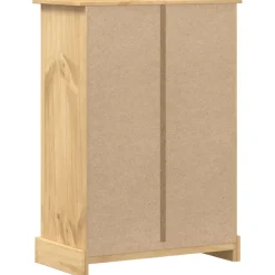 vidaXL Ladekast Corona 80x43x114 cm massief grenenhout