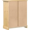 vidaXL Ladekast Corona 92x48x114 cm massief grenenhout