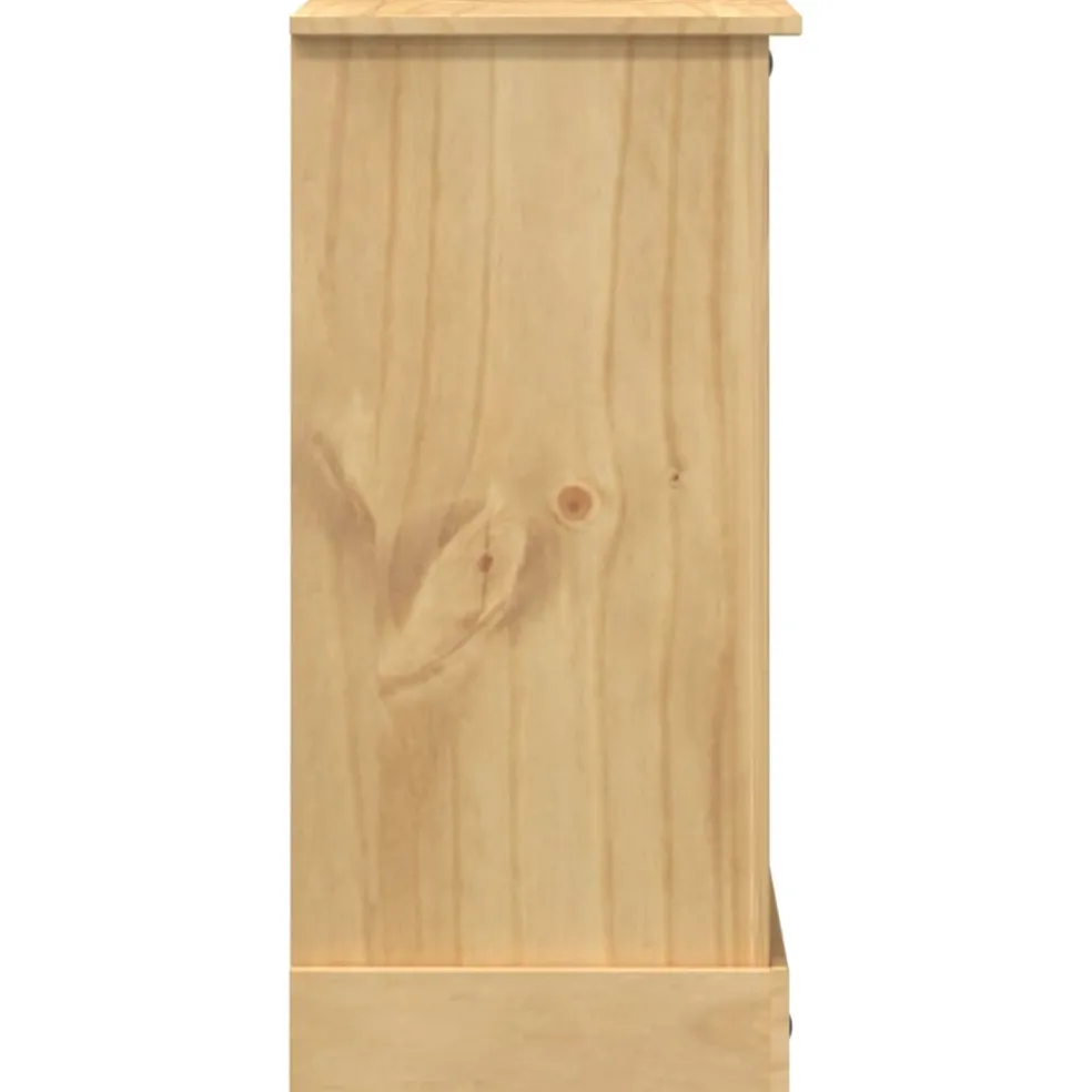 vidaXL Ladekast Corona 80x43x91 cm massief grenenhout