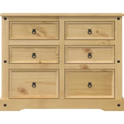 vidaXL Ladekast Corona 112x48x91 cm massief grenenhout