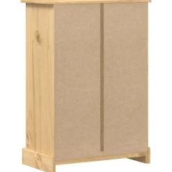 vidaXL Ladekast Corona 80x43x114 cm massief grenenhout