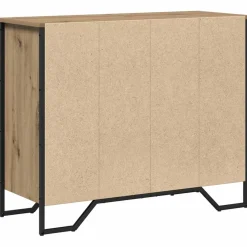 vidaXL Ladekast 6-Lade Artisan Eiken 91 x 35,5 x 74,5 cm