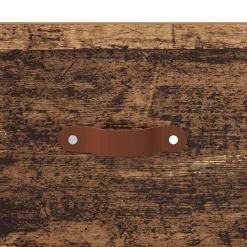vidaXL Ladekast met lade Oudhout 69,5 x 34 x 90 cm Geconstrueerd hout