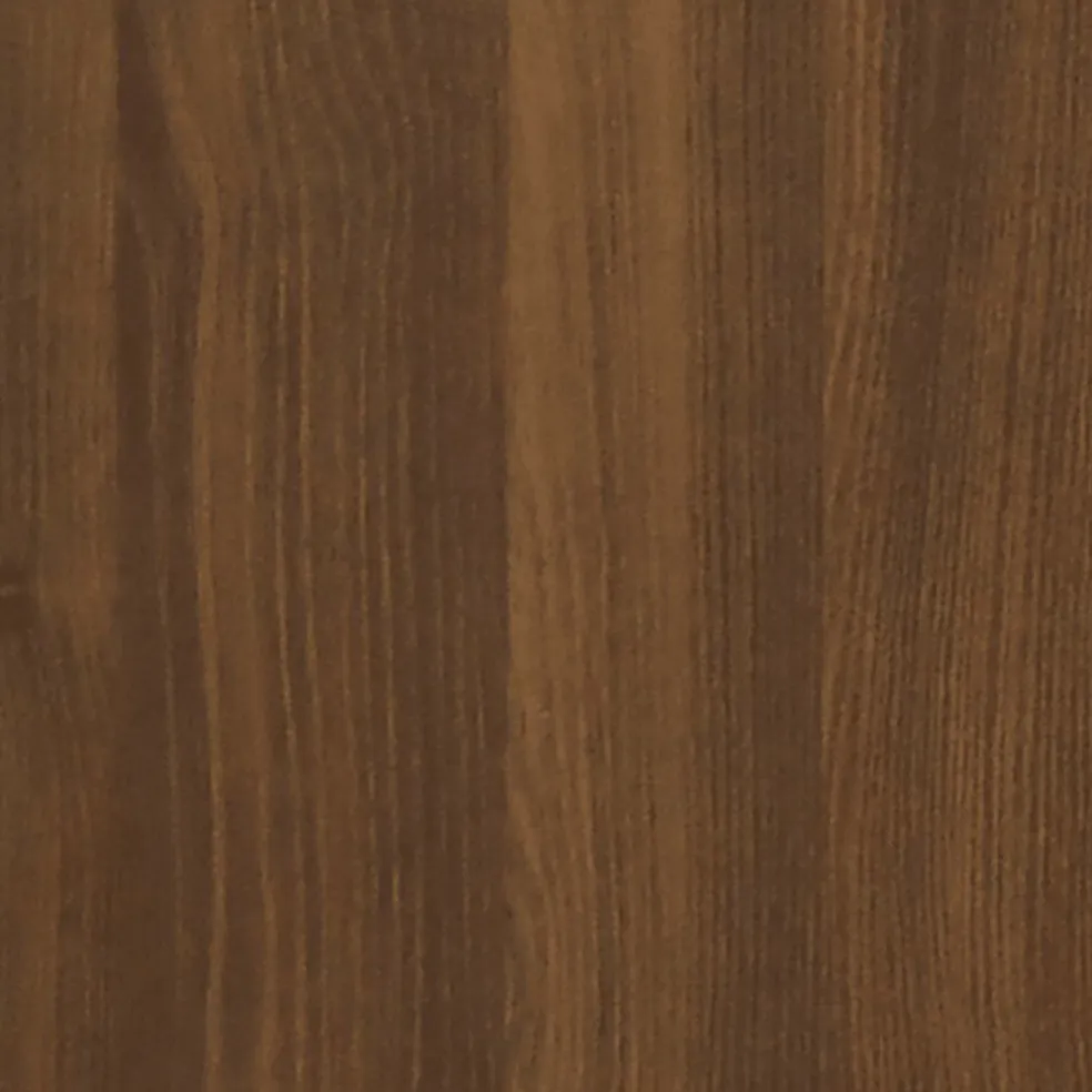 vidaXL Ladekast met wieltjes bewerkt hout bruineiken