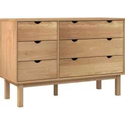 vidaXL Ladekast OTTA 111x43x73,5 cm massief grenenhout