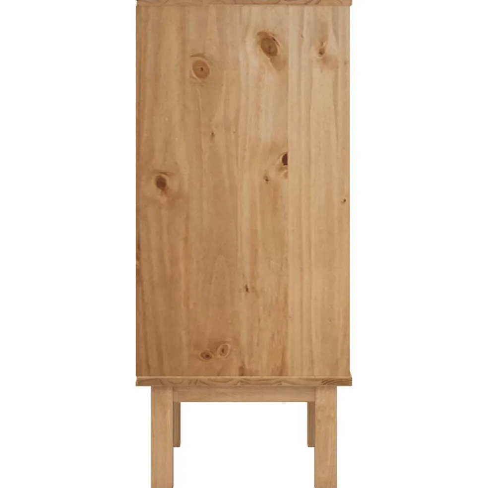 vidaXL Ladekast OTTA 45x39x90 cm massief grenenhout