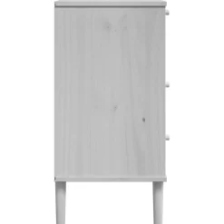 vidaXL Ladekast SENJA rattan-look 80x40x80 cm massief grenenhout wit