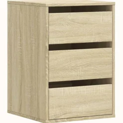 vidaXL Ladekast 40x41x58 cm bewerkt hout sonoma eikenkleurig