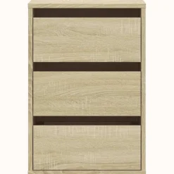 vidaXL Ladekast 40x41x58 cm bewerkt hout sonoma eikenkleurig