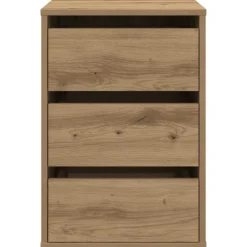 vidaXL Ladekast 40x41x58 cm bewerkt hout artisanaal eikenkleurig