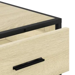 vidaXL Ladekast 70x41x70 cm bewerkt hout sonoma eikenkleurig