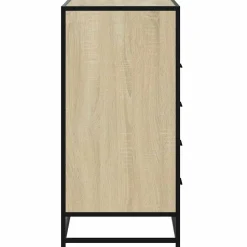vidaXL Ladekast 70x41x83,5 cm bewerkt hout sonoma eikenkleurig