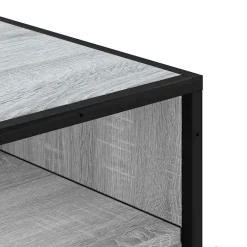 vidaXL Ladekast 70x41x70 cm bewerkt hout grijs sonoma eikenkleurig