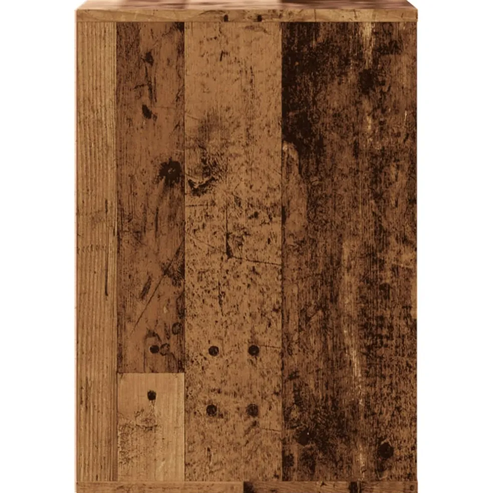 vidaXL Ladekast 40x41x58 cm bewerkt hout oud houtkleurig