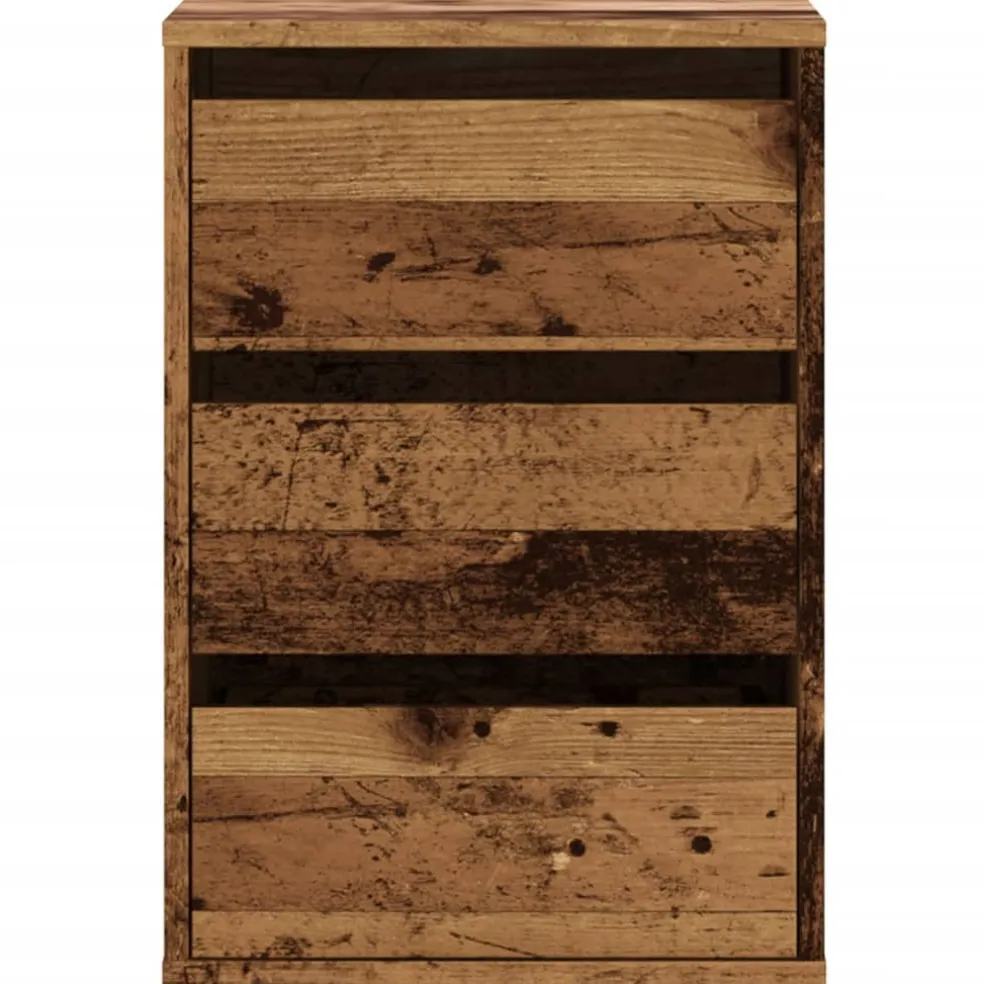 vidaXL Ladekast 40x41x58 cm bewerkt hout oud houtkleurig