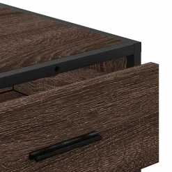 vidaXL Ladekast 70x41x56 cm bewerkt hout grijs sonoma eikenkleurig