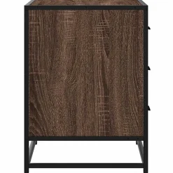 vidaXL Ladekast 70x41x56 cm bewerkt hout grijs sonoma eikenkleurig