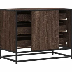 vidaXL Ladekast 70x41x56 cm bewerkt hout grijs sonoma eikenkleurig