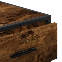 vidaXL Ladekast 40x41x58 cm bewerkt hout gerookt eikenkleurig