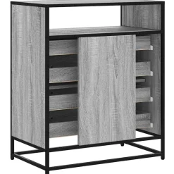 vidaXL Ladekast 70x41x83,5 cm bewerkt hout grijs sonoma eikenkleurig
