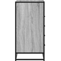 vidaXL Ladekast 70x41x83,5 cm bewerkt hout grijs sonoma eikenkleurig