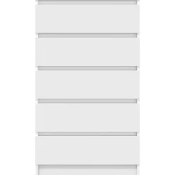 vidaXL Ladekast 60x36x103 cm bewerkt hout wit